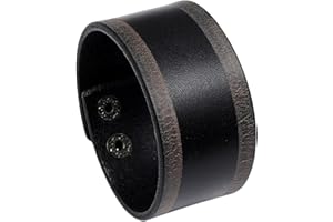 Pitmmord Punk Rock Adjustable Snap Wristband Print Pattern Wide Faux Leather Arm Band Cuff Bracelet