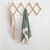 bettrkind Muslin Cotton Baby Receiving Blanket with Fringe, Boho Bohemian Tassels, Nursery Decor, Boy or Girl Unisex Swaddle Wrap, Use as Throw or Nursing Fringed Blankets (Sage)