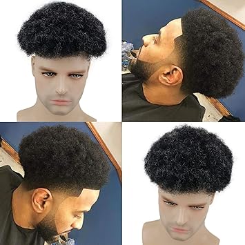 Amazon Com Rossy Nancy Afro Men S Toupee For African American