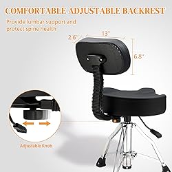 Ktaxon Drum Throne with Backrest, Oversized