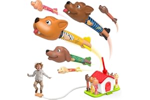 LVHERO Dog Rocket Launcher for Kids, Stomping Launch up Toys, Birthday Gifts for Boys Girls Ages 3 & Up, Outdoor Toys for Kids