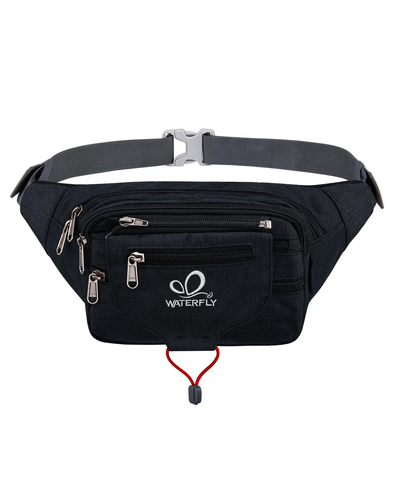 Waterfly Bum Bag Fanny Pack for Men Women Large Waist Pack with Multi Pockets for Running Hiking Camping Workout Cycling