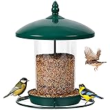 YOUVIP Bird Feeders for Outside,Metal Bird Feeder Holds 2.35LB Seeds,Bird Feeder for Outdoors Hanging,Weather Resistant Feede