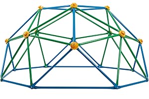 HolaHatha Dome Playground Climber for Kids Outdoor Play, Steel Play Gym for Ages 3-9, Wide Space Jungle Gym Equipment, 440 lb Capacity, Multicolor