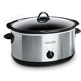 Crock-Pot 7-Quart Manual Slow Cooker, Family Size Serves 8+ People & Fits 6-lb Roast, Removable Stoneware with Warming Settin