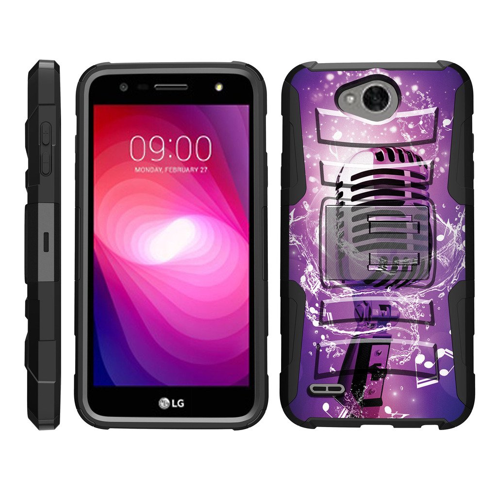 Best lg x charge cricket phone case purple