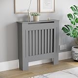 Vida Designs Chelsea Olive Grey Radiator Cover Small H82xW78xD19cm view 4