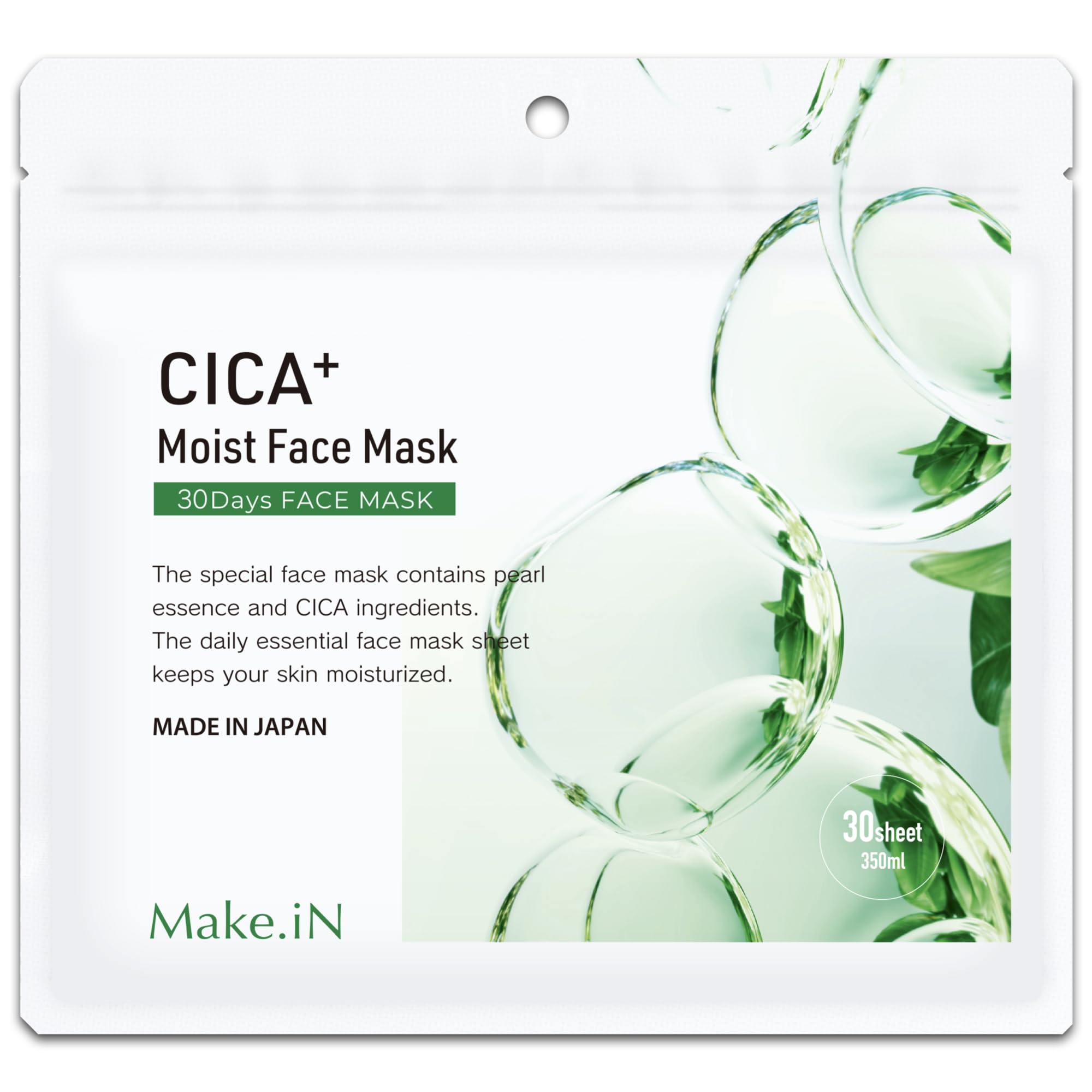 Make.iN CICA MOIST FACE MASK Cica Moist Face Mask 30 pieces