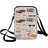 BWKTOP Singer Album Adjustable Crossbody Purse Tour Gifts Song Lyrics Travel Shoulder Bag Merchandise