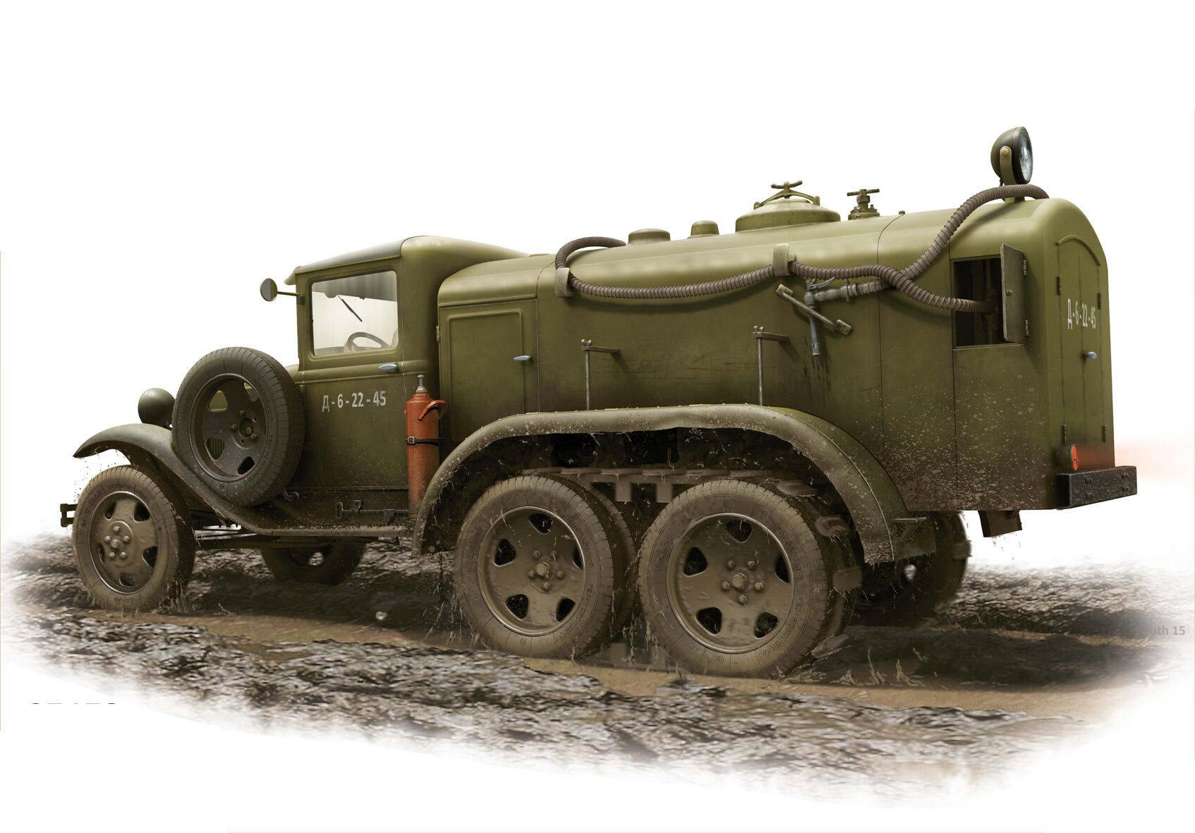 MiniArtModels BZ-38 Refueller Mod. 1939 Model Kit (1/35 Scale), Grey (MIN35158)