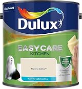 Dulux Easycare Kitchen Matt Emulsion Paint Natural Calico Walls Ceilings 2.5L view 2