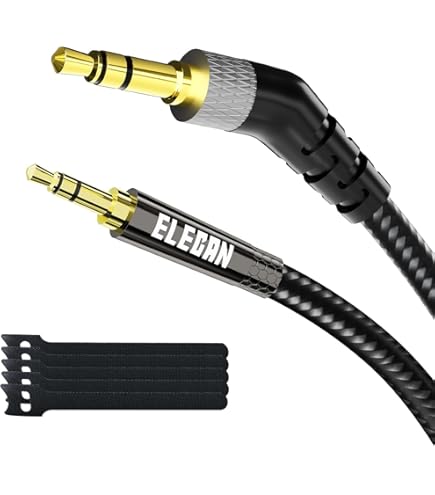 Amazon.com: Cypher.V Replacement Aux Cable Cord Wire, 3.5mm to 2.5