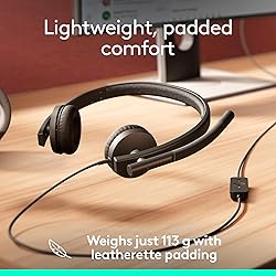 Logitech H570e USB Headset with Microphone for PC