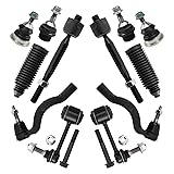 TRQ Front Steering & Suspension Kit Compatible with