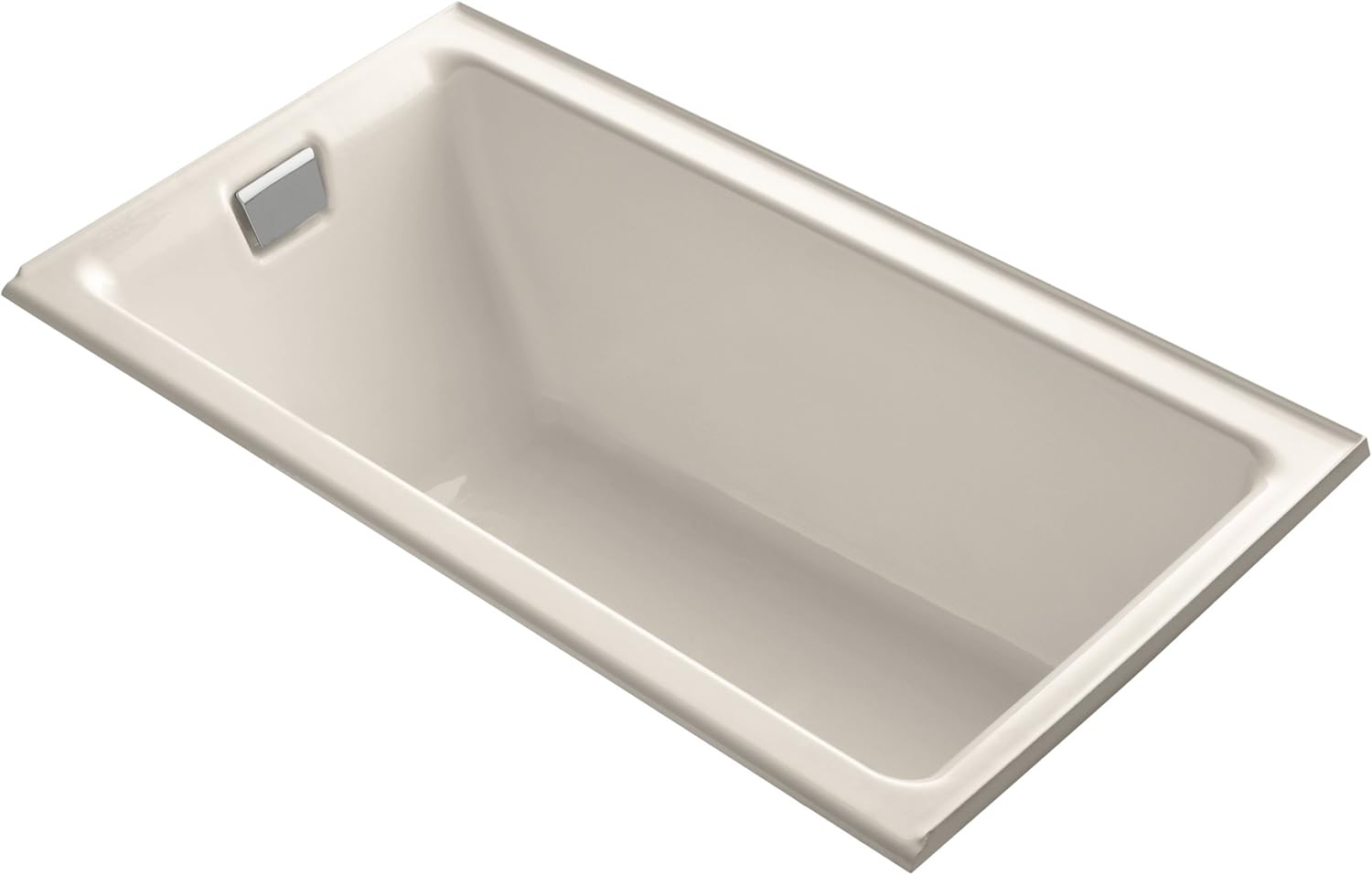 Kohler teafortwo tina de 5.5 ft con desagüe integral azulejos Brida y