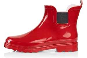 NORTY - Womens Ankle Rain Boots - Ladies Waterproof Winter Spring Garden Boot runs ½ size large