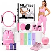 Pilates Kit for Home Workouts, Pilates Ring, Ball &amp; Bands Set | Pilates ring, exercise ball, resistance bands, full-body training, home gym, studio &amp; travel