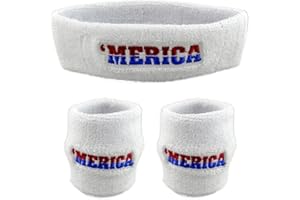 Funny Guy Mugs Unisex Sweatband Set (3-Pack: 1 Headband & 2 Wristbands)