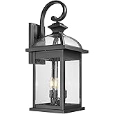 Darkaway Outdoor Lights Fixtures Wall Mount, Extra Large 26inch Outdoor Wall Sconce Lights with Seeded Glass Waterproof Outsi