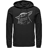 Men's Star Wars: The Mandalorian The Child Shadow Pull Over Hoodie