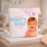 D.A.Y. Republic 150 Fragranced Nappy Bags with Tie Handles 28x31cm view 6