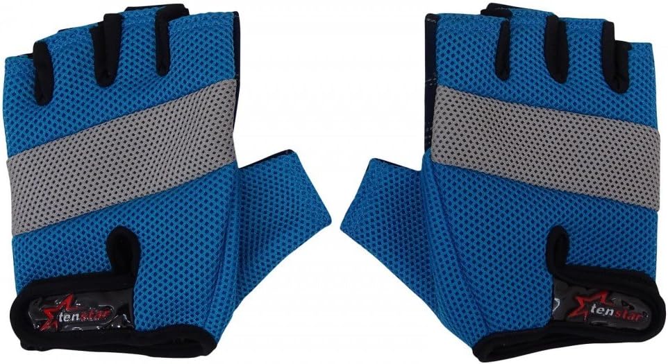 Tenstar Airmax Gym Fitness Gloves Free Size (Blue)
