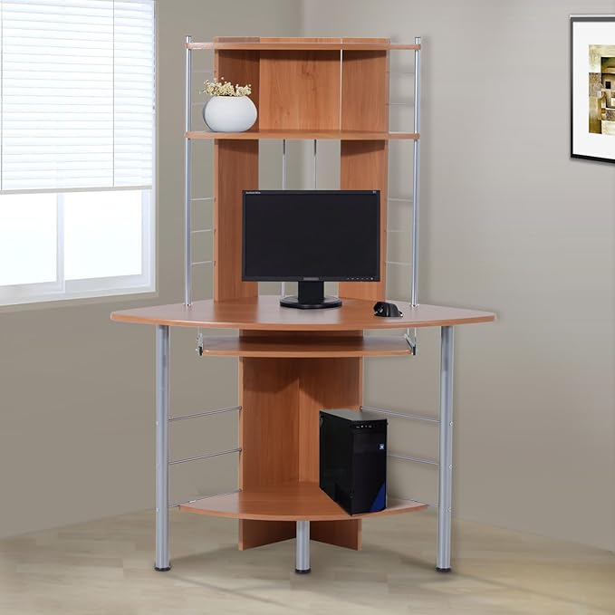 Amazon.de: Computertisch/Schreibtisch fürs Büro, Maße 113 x 65 x 158 cm