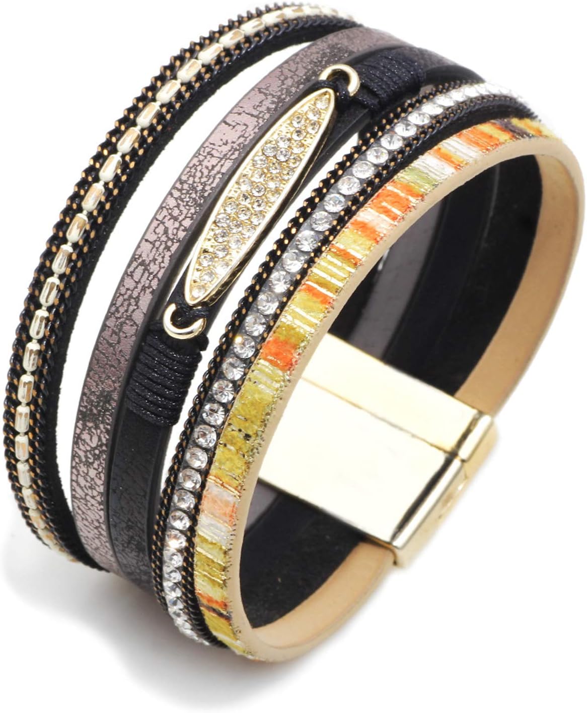 MallDou JewelryInspirational Tree of Life Leather Bracelets for Women Boho Jewelry Gifts for Women Wristbands Cuff Bracelet