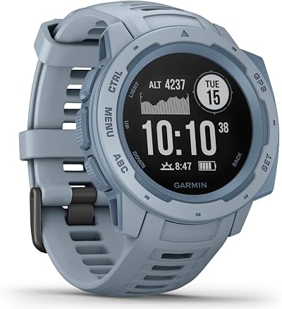 Garmin Instinct 45mm Rugged GPS Smartwatch Sea Foam Renewed