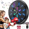 Upgrade and Larger,Music Boxing Machine with Boxing Gloves,2025 New Smart Bluetooth Music Boxing Machine,Wall-Mounted Exercise Equipment for Home,One Punch Boxing Game Machine for Kids and Adults