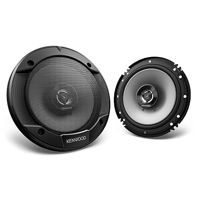 Kenwood KFC-1666S Car Stereo Speaker 6-1/2" 2-Way Speakers with Powerful Sound and Easy Installation - Elevate Your Car Audio