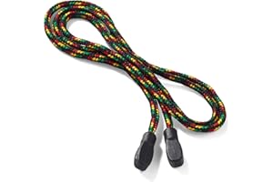 Peeper Keepers Retainer, Sunglasses Holder, Eyeglass Chain for Men and Women, Rasta Multi