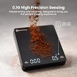 Maestri House Mini Coffee Scale with Timer 2kg/0.1g Rechargeable view 4