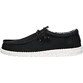 HEYDUDE Men’s Wally Stretch Canvas Loafers | Comfortable Lightweight Slip-On Shoes for Men | Casual Walking, Travel & Everyday Comfort