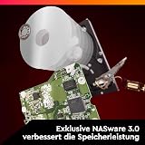 WD Red Plus 6TB NAS 3.5" Internal Hard Drive 5400 RPM SATA 6Gb/s CMR view 4