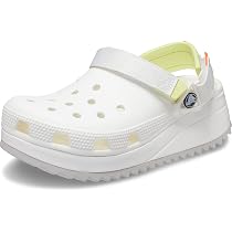 Amazon.com | Crocs Unisex Men's and Women's Classic Hiker Clog, White, 11  US | Mules u0026 Clogs