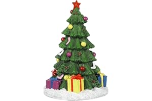 POPETPOP Christmas Aquarium Decoration Christmas Tree Resin Fish Tank Decoration Micro Landscape Ornaments for Holiday Aquarium Supplies Table Decor