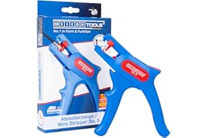 WEICON Tools Wire Stripper No. 5, Automatic Wire Stripper 0.2-6 mm², with Side Cutter up to 2 mm