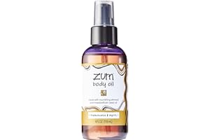 Indigo Wild Zum Frankincense & Myrrh Body Oil - Nourishing Body Massage Oil for Massage Therapy & Hydration - Nourishing, Vegetarian Massaging Oil with Sweet Almond Oil - 4 fl oz