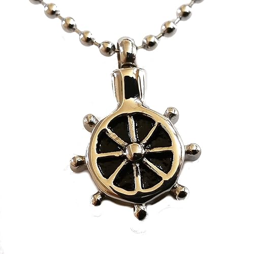 anchor cremation necklace