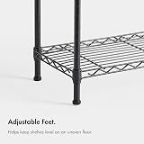 VonHaus 4-Tier Adjustable Wire Shelving Unit Garage Storage view 5