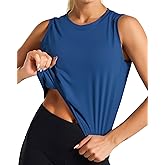 Dragon Fit Womens Ice Silk Workout Tank Tops Sleeveless Cropped Yoga Shirt for Running Gym Summer