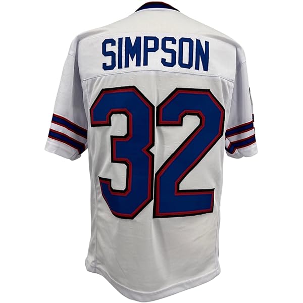 Amazon.com: OJ O.J. Simpson Jersey Blue Buffalo | Unisex Adult