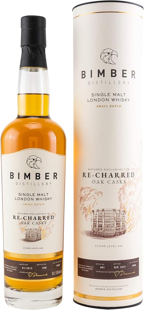 Bimber Recharred Cask Single Malt Whisky Batch 1 70cl Amazon Co Uk Beer Wine Spirits