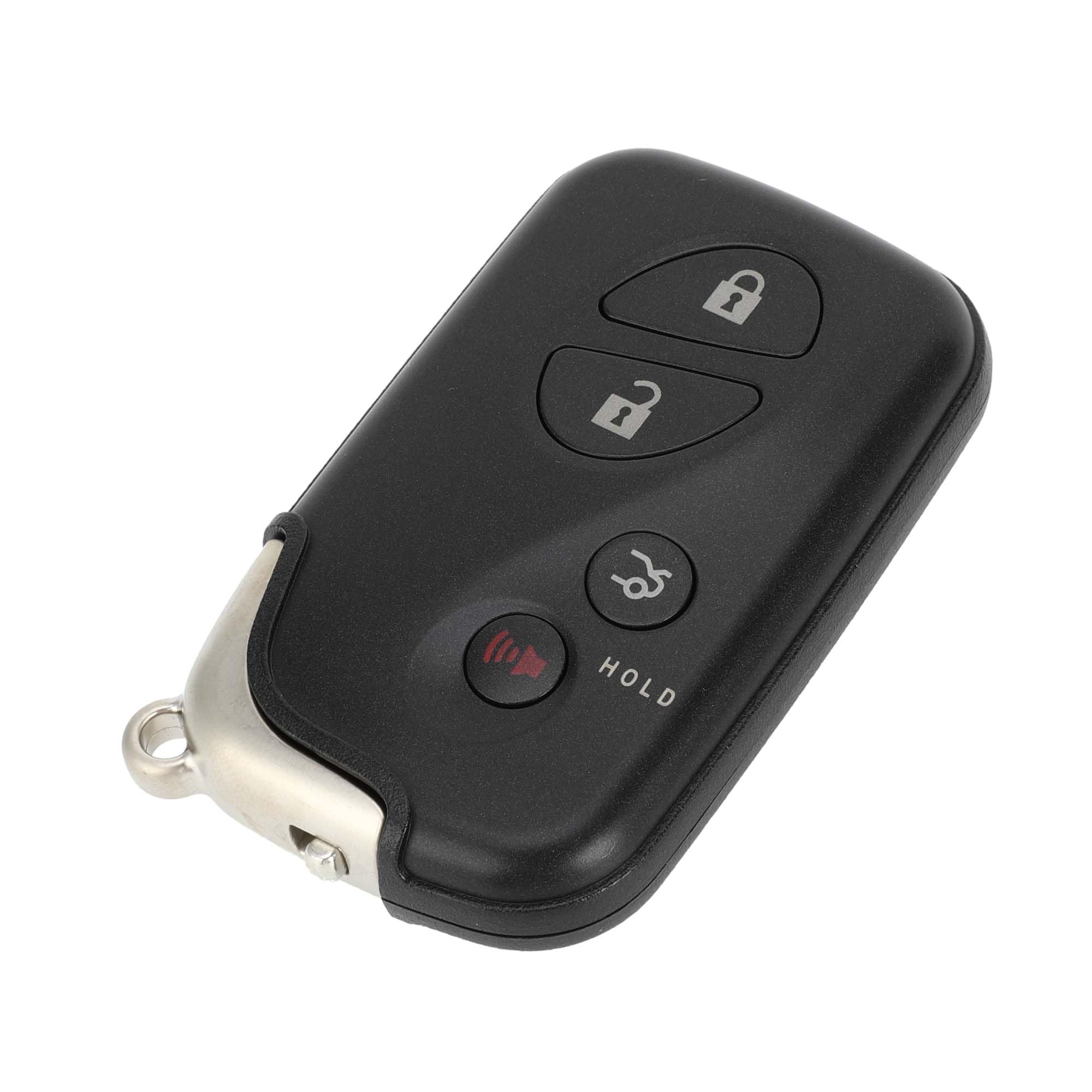 Photo 1 of X AUTOHAUX Key Shell Case Keyless Entry Remote Key Fob Replacement Case for Lexus IS250 2006-2013 for Lexus RX350 2010-2015 4 Buttons HYQ14ACX HYQ14AEM
