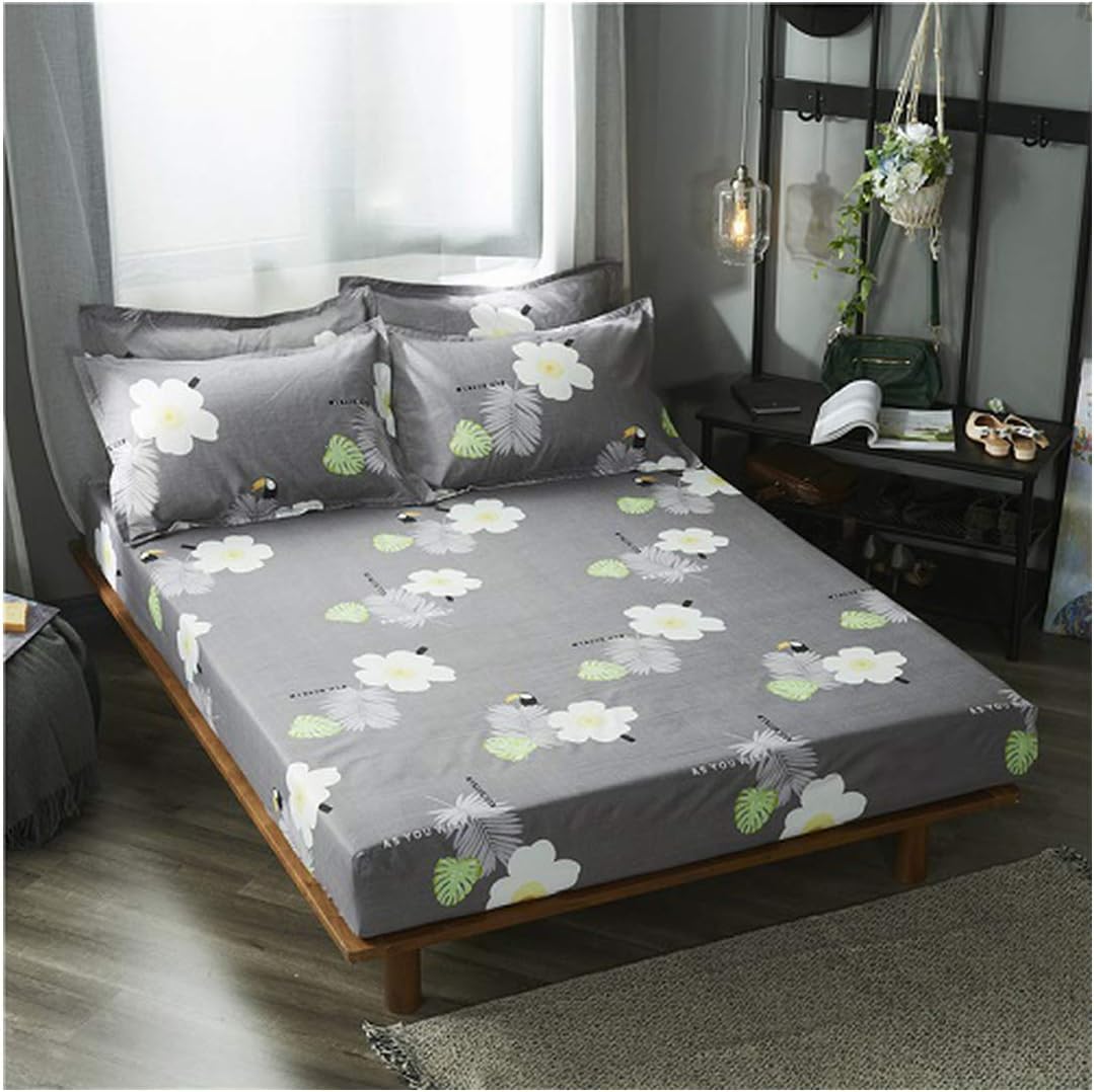 Cheryl Norri 1Pcs Polyesterdruck Matratze Set mit Vier Ecken und