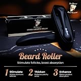 Red-Blooded Beard Roller 0.5mm Titanium Microneedle for Beard Growth & Hair view 2