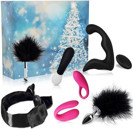 Enlove Erotik Geschenkbox Love Box Überraschungsbox mit 8 ausgewählten Toys und erotische Accessoires Sexspielzeug für Paare 