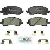BOSCH BC721 QuietCast Premium Ceramic Disc Brake Pad Set - Front | Compatible with Select Subaru Forester, Impreza, Legacy, Outback