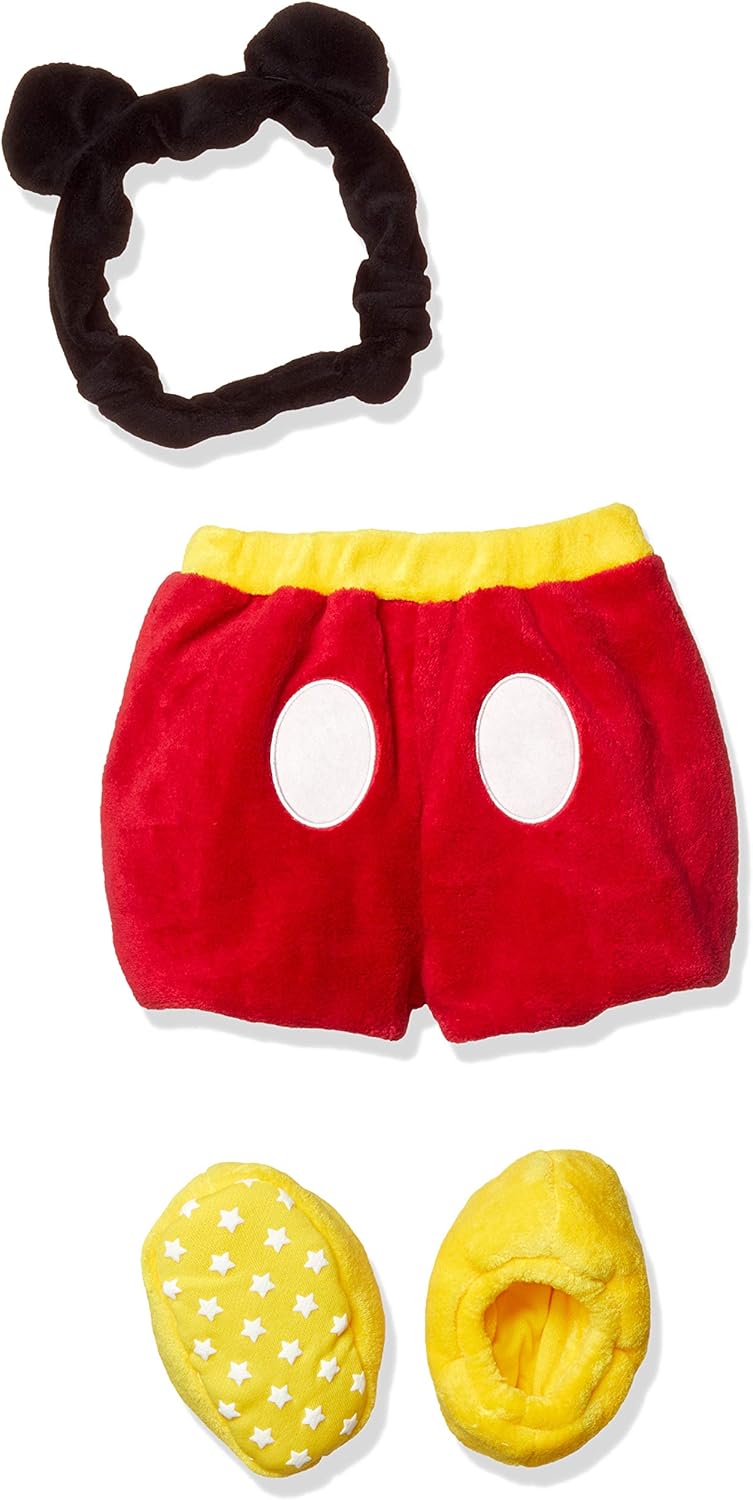 Amazon ディズニー ハロウィン ミッキー なりきり 3点 セットカチューム パンツ ブーティ キッズ レッド 日本 80 90 日本サイズ90 相当 ショートパンツ ハーフパンツ 通販